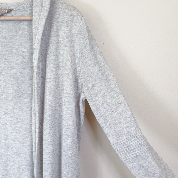 Athleta Light Gray Hooded Cardigan - Picture 10 of 16